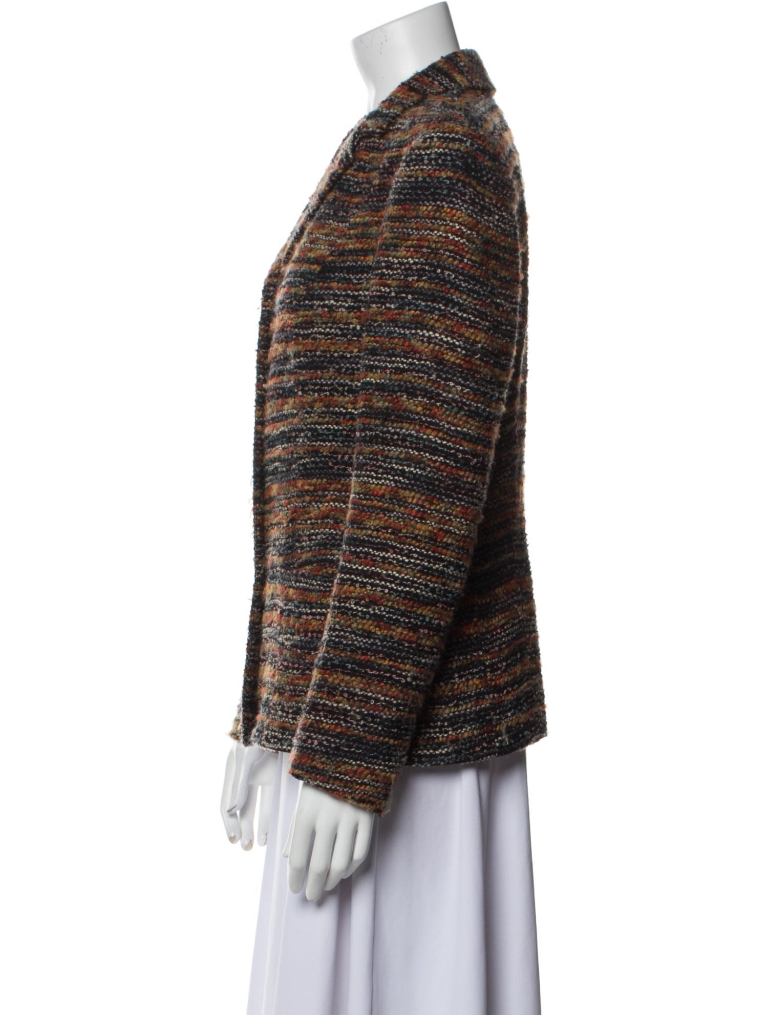 Rena Lange Tweed Pattern Blazer